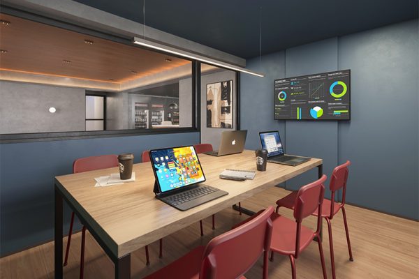 Perspectiva do Coworking